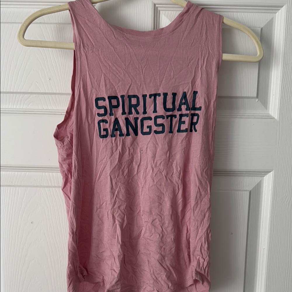 Spiritual Gangster Pink Tank Top